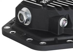 aFe - aFe Power Pro Series Rear Differential Cover Black w/Machined Fins 17-19 Ford Diesel Trucks V8-6.7L - 46-70352-WL - Image 3