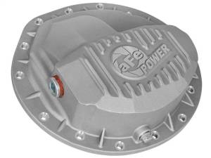 aFe - aFe Power Rear Differential Cover Raw w/Machined Fins Street Ser. 16-17 Nissan Titan XD (AAM 9.5-14) - 46-70360 - Image 3