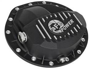 aFe - aFe Power Pro Series Rear Differential Cover Black w/Machined Fins 16-17 Nissan Titan XD(AAM 9.5-14) - 46-70362 - Image 7