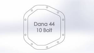 aFe - aFe Diff Cover 97-18 Jeep Wrangler (TJ/JK) ONLY Dana 44 Axle Front or Rear (Pro Series) - 46-71110B - Image 6