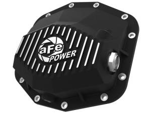 aFe POWER 21-22 Ram 1500 TRX Hemi V8 6.2L (sc) PRO Series Rear Differential Cover Black w/ Machined - 46-71280B