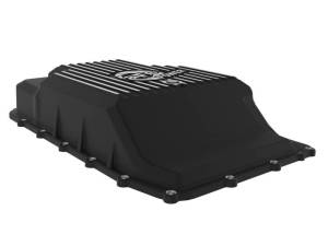 aFe - aFe 17-24 Ford F-150 10R60/10R80 Pro Series Rear Transmission Pan Black w/ Machined Fins - 46-71330B - Image 6