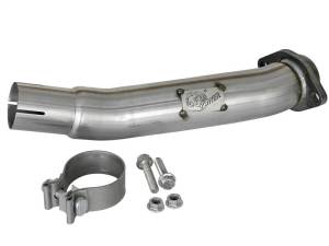 aFe - aFe Twisted Steel 2in Stainless Steel Loop Delete Down-Pipe 2018+ Jeep Wrangler (JL) V6 3.6L - 48-48024 - Image 6