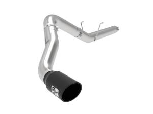 aFe ATLAS 5in Alum Steel DPF-Back Exhaust System w/Black Tip 19-20 Ram Diesel Trucks L6-6.7L (td) - 49-02075-B