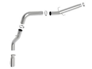 aFe - aFe ATLAS 5in Alum Steel DPF-Back Exhaust System w/Polished Tip 19-20 Ram Diesel Trucks L6-6.7L (td) - 49-02075-P - Image 4