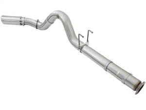 aFe - aFe ATLAS 5in DPF-Back Alum Steel Exhaust System w/Polished Tip 2017 Ford Diesel Trucks V8-6.7L (td) - 49-03090-P - Image 4