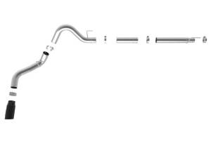 aFe - aFe Atlas 4in Aluminized Steel DPF-Back Exh 18-19 Ford F-150 V6-3.0L (td) w/ Black Tip - 49-03106-B - Image 7