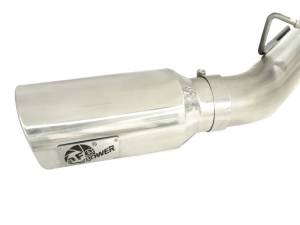 aFe - aFe MACHForce XP Exhaust Aluminized Dual Split DPF Back 11-15 GM Diesel Truck V8-6.6L (td) (pol tip) - 49-04043-P - Image 2