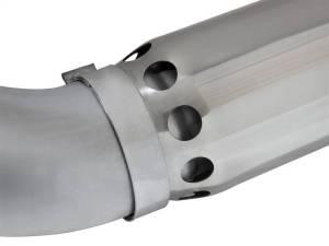 aFe Atlas Exhaust 5in DPF-Back Aluminized Steel w/ Polished Tips 16-17 GM Diesel Truck V8-6.6L (td) - 49-04081-P