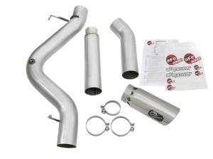 aFe - aFe Atlas Exhaust 5in DPF-Back Aluminized Steel w/ Polished Tips 16-17 GM Diesel Truck V8-6.6L (td) - 49-04081-P - Image 6