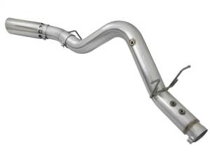 aFe - aFe ATLAS 5in DPF-Back Aluminized Steel Exhaust System w/Polished Tips 2017 GM Duramax 6.6L (td) L5P - 49-04085-P - Image 3