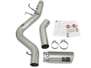 aFe - aFe ATLAS 5in DPF-Back Aluminized Steel Exhaust System w/Polished Tips 2017 GM Duramax 6.6L (td) L5P - 49-04085-P - Image 7