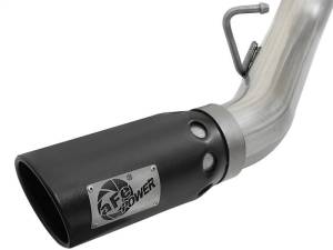 aFe - aFe ATLAS 4in DPF-Back Alum Steel Exhaust System w/Dual Exit Black Tip 2017 GM Duramax 6.6L (td) - 49-04086-B - Image 3