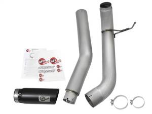 aFe - aFe Atlas Exhaust 5in DPF-Back Al Steel 2016 Nissan Titan XD V8-5.0L Black Tip - 49-06112-B - Image 3