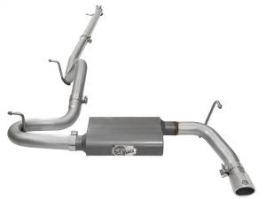 aFe - aFe Scorpion 2-1/2in Aluminized Steel Cat Back Exhaust 07-17 Jeep Wrangler V6-3.6/3.8L (4 Dr) - 49-08044-1P - Image 2