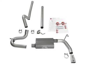 aFe - aFe Scorpion 2-1/2in Aluminized Steel Cat Back Exhaust 07-17 Jeep Wrangler V6-3.6/3.8L (4 Dr) - 49-08044-1P - Image 5