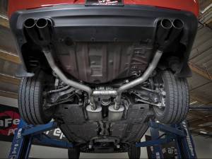 aFe - aFe MACH Force-Xp 2-1/2in 304 SS Cat-Back Exhaust 15-21 Dodge Challenger V6-3.6L - Quad Black Tip - 49-32067-B - Image 2