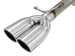 aFe - aFe MACH Force-Xp 2-1/2in 304 SS Cat-Back Exhaust 15-19 Dodge Challenger V6-3.6L - Polished Tip - 49-32067-P - Image 2