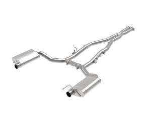 aFe MACH Force-Xp 3in 304 SS Cat-Back Exhaust 15-20 Dodge Charger Hellcat V8-6.2L (sc) / 392 V8-6.4L - 49-32070