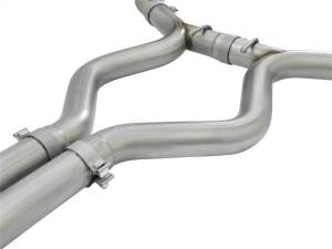 aFe - aFe MACHForce XP 3in 304 SS Cat-Back Exhausts w/ Black Tips 15-17 Ford Mustang GT V8-5.0L/V6-3.7L - 49-33072-1B - Image 2