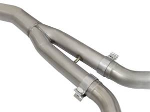 aFe - aFe MACHForce XP Exhausts Cat-Back SS-304 EXH w/ Black Tips 15-16 Ford Mustang EcoBoost 2.3L (t) - 49-33084-B - Image 2