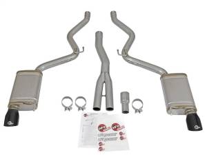 aFe - aFe MACHForce XP Exhausts Cat-Back SS-304 EXH w/ Black Tips 15-16 Ford Mustang EcoBoost 2.3L (t) - 49-33084-B - Image 6