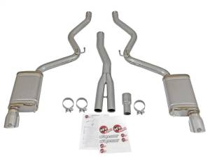 aFe - aFe MACHForce XP Exhausts Cat-Back SS-304 EXH w/ Polished Tips 15-16 Ford Mustang EcoBoost 2.3L (t) - 49-33084-P - Image 4