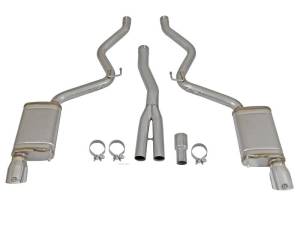 aFe - aFe MACHForce XP Exhausts Cat-Back SS-304 EXH w/ Polished Tips 15-16 Ford Mustang EcoBoost 2.3L (t) - 49-33084-P - Image 8