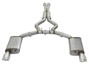 aFe - aFe MACHForce XP 3in Sport Tone Cat-Back Exhausts w/ Polished Tips 15-17 Ford Mustang V6/V8 - 49-33087-P - Image 5