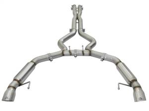 aFe - aFe MACHForce XP 3in Aggressive Toned Cat-Back Exhausts w/ Polished Tips 15-17 Ford Mustang V6/V8 - 49-33088-P - Image 6