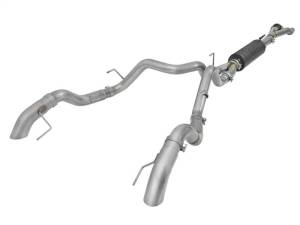 aFe MACH Force-Xp Cat-Back Exhaust w/Dual Hi-Tuck Tips 17-18 Ford F-150 Raptor V6-3.5L (tt) - 49-33095