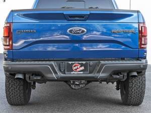 aFe - aFe MACH Force-Xp Cat-Back Exhaust w/Dual Hi-Tuck Tips Black 17-18 Ford F-150 Raptor V6-3.5L (tt) - 49-33095-B - Image 2