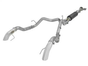 aFe MACH Force-XP Cat-Back Exhaust w/ Dual Hi-Tuck Pol Tips 17-18 Ford F-150 Raptor V6-3.5L - 49-33095-P