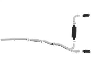 aFe - aFe Takeda 3in 304 SS Cat-Back Exhaust System w/ Black Tips 16-18 Ford Focus RS I4-2.3L (t) - 49-33103-B - Image 6