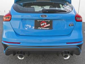 aFe - aFe Takeda 3in 304 SS Axle-Back Exhaust System w/ Polished Tip 16-18 Ford Focus RS 2.3L (t) - 49-33104-P - Image 2