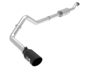 aFe Vulcan Series 3.5in 409 SS Cat-Back Exhaust 13-19 Ford Transit V6 3.5L (TT) w/ Black Tips - 49-33112-B