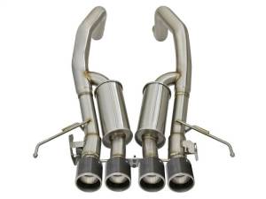 aFe - aFe MACHForce XP 3in -2 1/2in Axle Back SS Exhaust w/Carbon Fiber Tips 14-17 Chevy Corvette V8 6.2L - 49-34056-C - Image 6