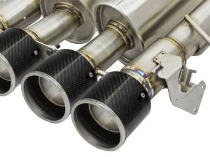 aFe - aFe MACHForce XP 3in -2 1/2in Axle Back SS Exhaust w/Carbon Fiber Tips 14-17 Chevy Corvette V8 6.2L - 49-34056-C - Image 7