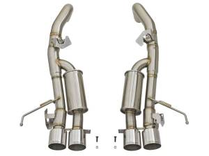 aFe - aFe MACHForce XP 3in-2 1/2in Axle Back 304SS Exhaust w/ Polished Tips 14-17 Chevy Corvette V8-6.2L - 49-34056-P - Image 9