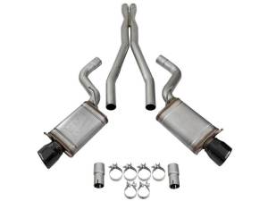 aFe - aFe Mach Force-Xp 3in CB Stainless Steel Dual Exhaust System w/ Black Tips 09-15 Cadillac CTS-V - 49-34063-B - Image 7