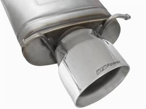 aFe - aFe Mach Force-Xp 3in CB Stainless Steel Dual Exhaust System w/Polished Tips 09-15 Cadillac CTS-V - 49-34063-P - Image 6