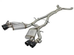 aFe MACHForce XP 3in 304 SS Cat-Back Dual Exhaust w/ Black Tips 16-17 Chevy Camaro SS V8-6.2L - 49-34069-B