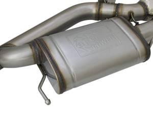 aFe - aFe MACHForce XP 3in 304SS Cat Back Exhaust s/ Black Tips 16-17 Cadillac ATS-V V6-3.6L (tt) - 49-34078-B - Image 4