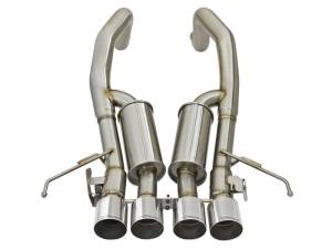 aFe - aFe MACHForce XP 3in-2 1/2in Axle Back 304SS Exhaust w/ Polished Tips 15-17 Chevy Corvette Z06 - 49-34082-P - Image 8