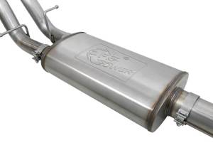 aFe - aFe Vulcan Series 4in-3in 304-SS Exhaust Cat-Back 2019 GM Silverado / Sierra 1500 V8-5.3L w/ OE Tips - 49-34101 - Image 3