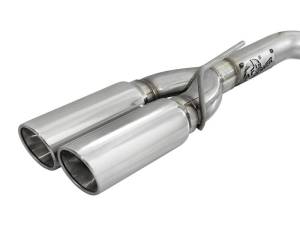 aFe - aFe Vulcan Series 4-3in 304SS Exhaust Cat-Back w/ Pol Tips 2019 GM Silverado/Sierra 1500 V8-6.2L - 49-34102-P - Image 3