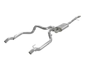 aFe Vulcan Series 3in 304SS Exhaust Cat-Back w/ OE Tips 2019 GM Silverado / Sierra 1500 V8-5.3L - 49-34103