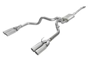 aFe Vulcan Series 3in 304SS Exhaust Cat-Back Exh w/ Pol Tips 2019 GM Silverado / Sierra 1500 V8-5.3L - 49-34105-P