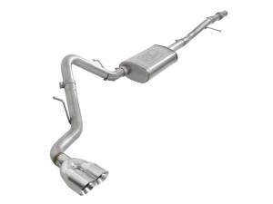 aFe Vulcan Series 3in 304SS Exhaust Cat-Back w/Pol Tip 2019 GM Silverado/Sierra 1500 V6-4.3L/V8-5.3L - 49-34106-P