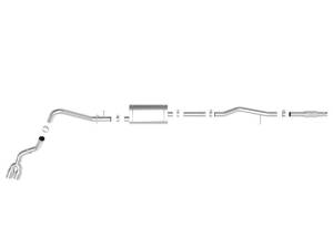 aFe - aFe Vulcan Series 3in 304SS Exhaust Cat-Back w/Pol Tip 2019 GM Silverado/Sierra 1500 V6-4.3L/V8-5.3L - 49-34106-P - Image 9